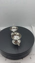 Pure Silver Round Diyas Pair 19g